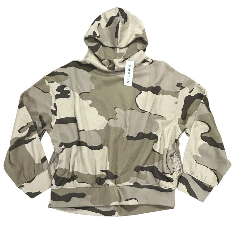 Urban Outfitters Out From Under Camo Hoodie Cropped Oversized Streetwear Y2K